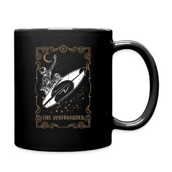 Carte de Tarot Occult Club Gothic Surfer Surfboard - Mug uni - noir - Droite