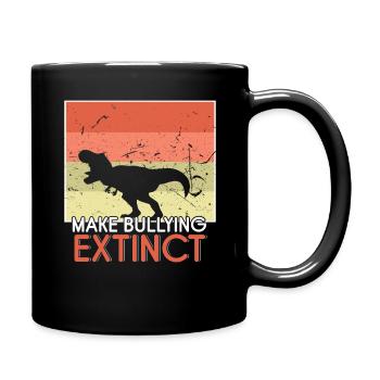Journée de l’unité de sensibilisation à la gentillesse des dinosaures rétro - Mug uni - noir - Droite