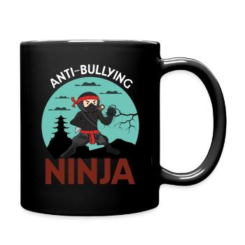 Anti Bullying Ninja Kindness Awareness Unity Day - Tasse einfarbig - Schwarz - Rechts