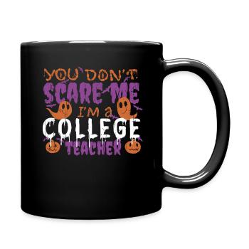 Ghost Pumpkin College Professeur Halloween - Mug uni - noir - Droite