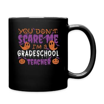 Ghost Pumpkin Enseignant élémentaire Halloween - Mug uni - noir - Droite