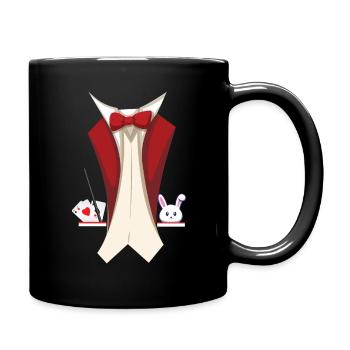 Funny Magician Magic Costume For Halloween - Tasse einfarbig - Schwarz - Rechts
