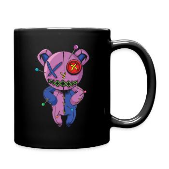 Sorcière effrayante Voodoo Horreur Effrayante Halloween - Mug uni - noir - Droite