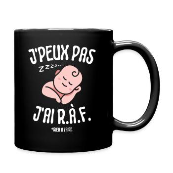 J'peux pas j'ai rien à faire - Mug uni - noir - Droite