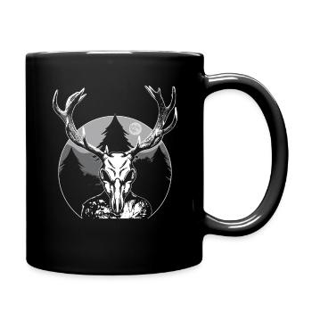 Créature folklorique Lune Wendigo Halloween Cryptid - Mug uni - noir - Droite