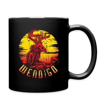 Wendigo Folk Creature Halloween Cryptid - Mug uni - noir - Droite