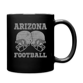 Gear Helmet FootBall Fan State Arizona - Full Colour Mug - black - Right