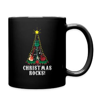 Décembre Noël Rocks Guitare Rocker Noël - Mug uni - noir - Droite
