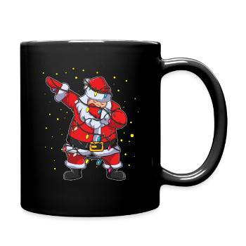 2022 Christmas Dab Dabbing Santa Christmas - Tasse einfarbig - Schwarz - Rechts