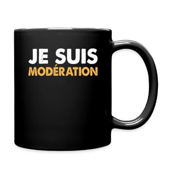 I Am Moderation Drink In Moderation Funny Beer - Tasse einfarbig - Schwarz - Rechts