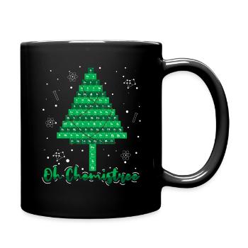 Oh Chimie Arbre de Noël Décembre Noël - Mug uni - noir - Droite
