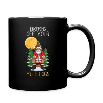 Décembre Caca Père Noël Blague Drôle Noël - Mug uni - noir - Droite