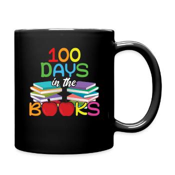 Le 100e jour de l’étudiant dans les livres 100 jours d’école - Mug uni - noir - Droite