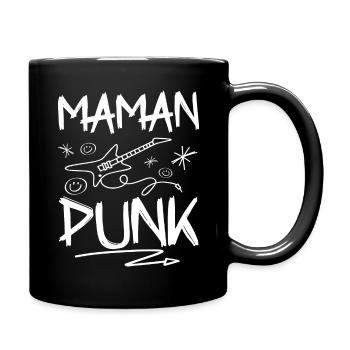 Maman Punk Rock - Mug uni - noir - Droite