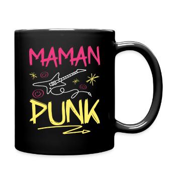 Maman Punk Rock - Mug uni - noir - Droite