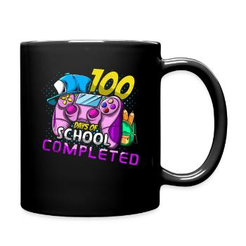 Le jeu du 100e jour des élèves complète 100 jours d’école - Mug uni - noir - Droite