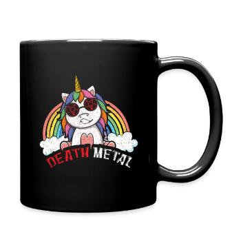 Satan Rainbow Unicorn Love Metal Musique Heavy Rock - Mug uni - noir - Droite
