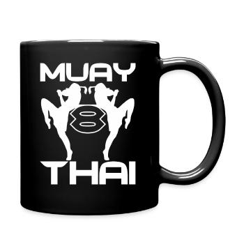 Thai Boxing - Full Colour Mug - black - Right