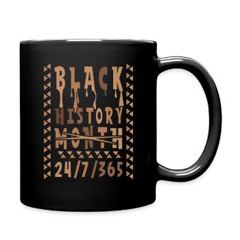 Histoire des Noirs Fierté quotidienne Histoire des Noirs - Mug uni - noir - Droite