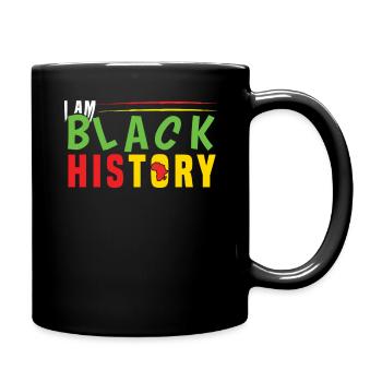 Mois de l’histoire des Noirs africains - Mug uni - noir - Droite