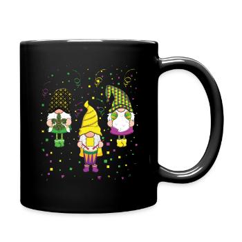 Gnomes Mardi Festival Parade Beads Mardi Gras - Tasse einfarbig - Schwarz - Rechts