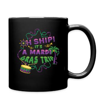Ship Mardi Cruise Festival Parade Beads Mardi Gras - Tasse einfarbig - Schwarz - Rechts