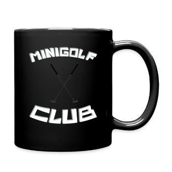 MINIGOLF -CLUB- Jahreseinkommen - Tasse einfarbig - Schwarz - Rechts