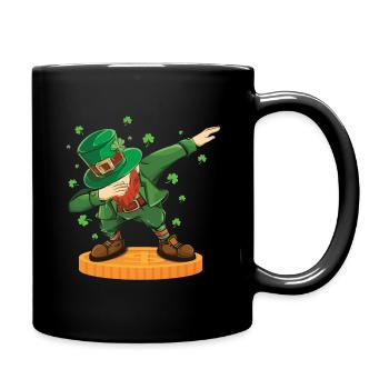Dab Leprechaun Saint Paddy Shamrock Saint Patrick - Mug uni - noir - Droite