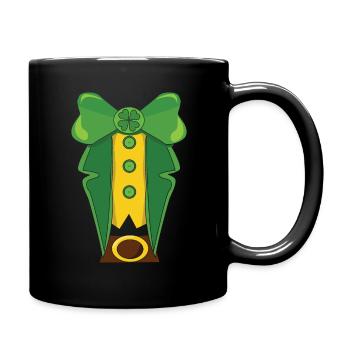 Costume Saint Paddy Shamrock Saint Patrick Day - Full Colour Mug - black - Right