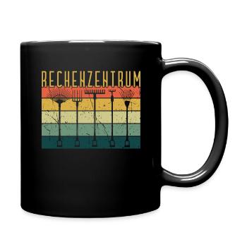 Rechenzentrum Gärtner Baumschule Garten Hobby - Tasse einfarbig - Schwarz - Rechts
