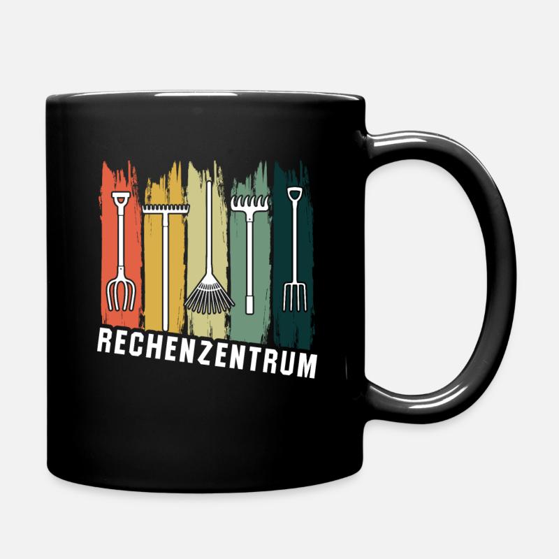 Rechenzentrum Gärtner Baumschule Hobbygärtner - Tasse einfarbig - Schwarz