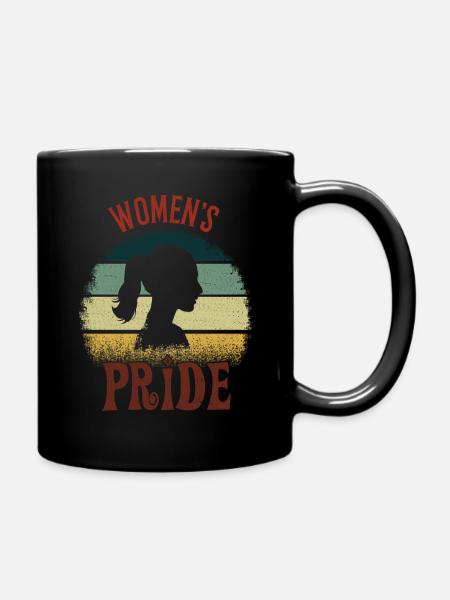 Womens Pride Internationaler Frauentag Feministisch - Tasse einfarbig - Schwarz