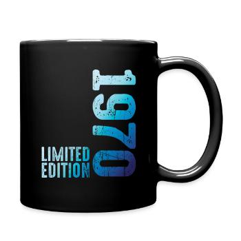 Since 1970 Year 1970 Retro Vintage 1970 Birth - Full Colour Mug - black - Right