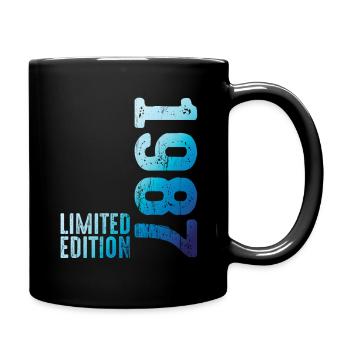 Since 1987 Year 1987 Retro Vintage 1987 Birth - Full Colour Mug - black - Right