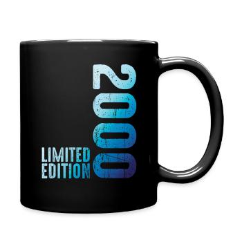 Seit 2000 Jahr 2000 Retro Vintage 2000 Geburt - Tasse einfarbig - Schwarz - Rechts