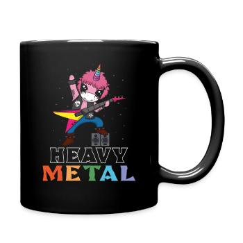 Rocker Licorne Guitare Metal Musique Heavy - Mug uni - noir - Droite