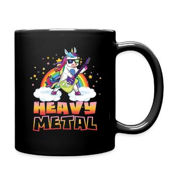 Metal Kid Music Guitar Licorne Heavy Rock - Mug uni - noir - Droite