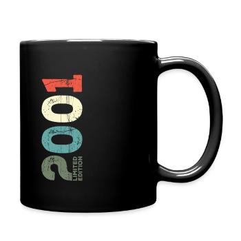 Since 2001 Year 2001 Retro 2001 Vintage 2001 - Full Colour Mug - black - Right