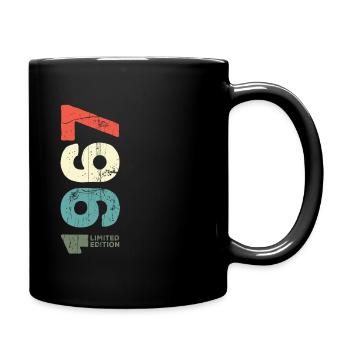 Seit 1967 Jahr 1967 Retro 1967 Jahrgang 1967 - Tasse einfarbig - Schwarz - Rechts