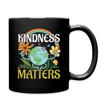 Kindness Globe Sauvons la nature Jour des océans Jour de la Terre - Mug uni - noir - Droite