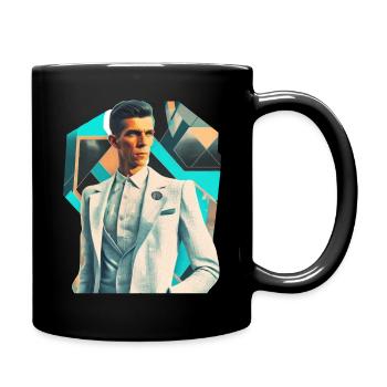 Retro Flash No20 - Tasse einfarbig - Schwarz - Rechts