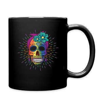 El Dia de Los Muertos LGBTQ Pride Mois - Mug uni - noir - Droite