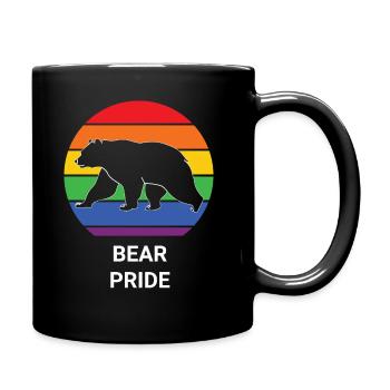 Bear Pride | LGBT Motiv | Pride Shop - Tasse einfarbig - Schwarz - Rechts