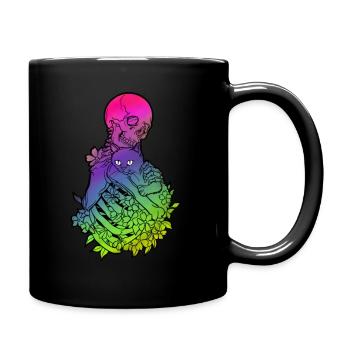 Ich werde dich immer lieben - Tasse einfarbig - Schwarz - Rechts
