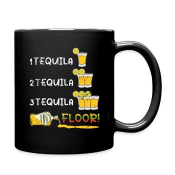 Boden Tequila Getränke Taco Happy Cinco De Mayo - Tasse einfarbig - Schwarz - Rechts