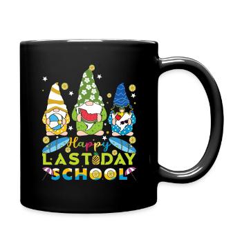 Gnome Bye School Happy Last Class Teacher Student - Full Colour Mug - black - Right