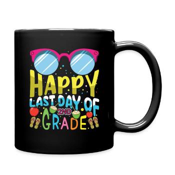 2e année bye écoles Sortie dernier jour de classe été - Mug uni - noir - Droite