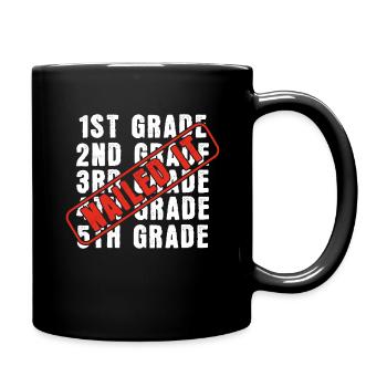 School Last Class Elementary Graduation Graduate - Full Colour Mug - black - Right