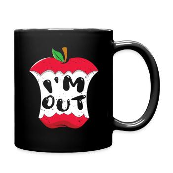 Teacher Student Bye School Out Happy Last Class - Full Colour Mug - black - Right
