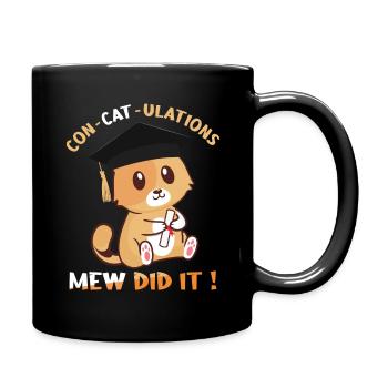 Cute Cat Diplômé Graduation 2023 - Mug uni - noir - Droite